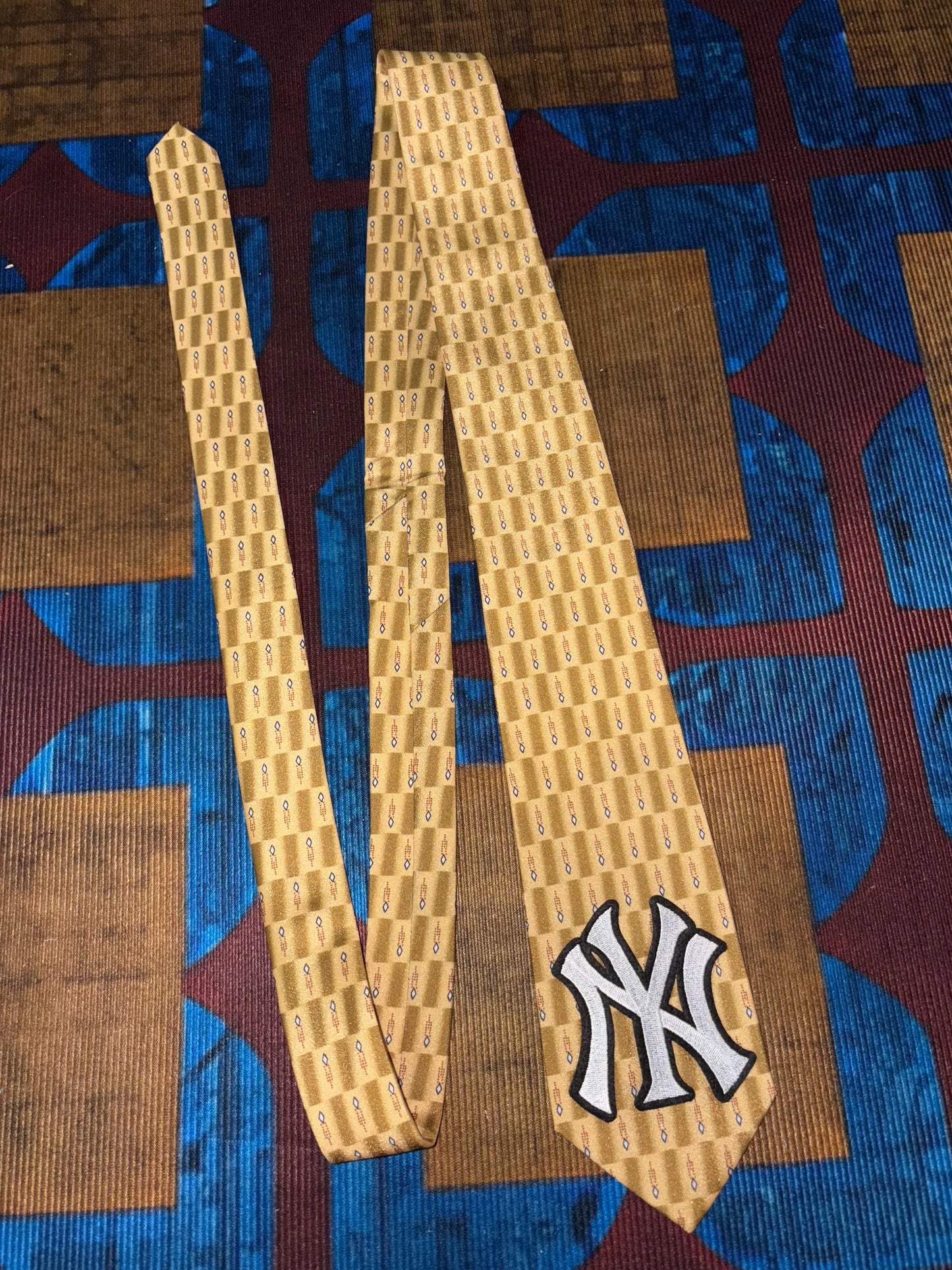 Handmade vintage mlb newyankee tie