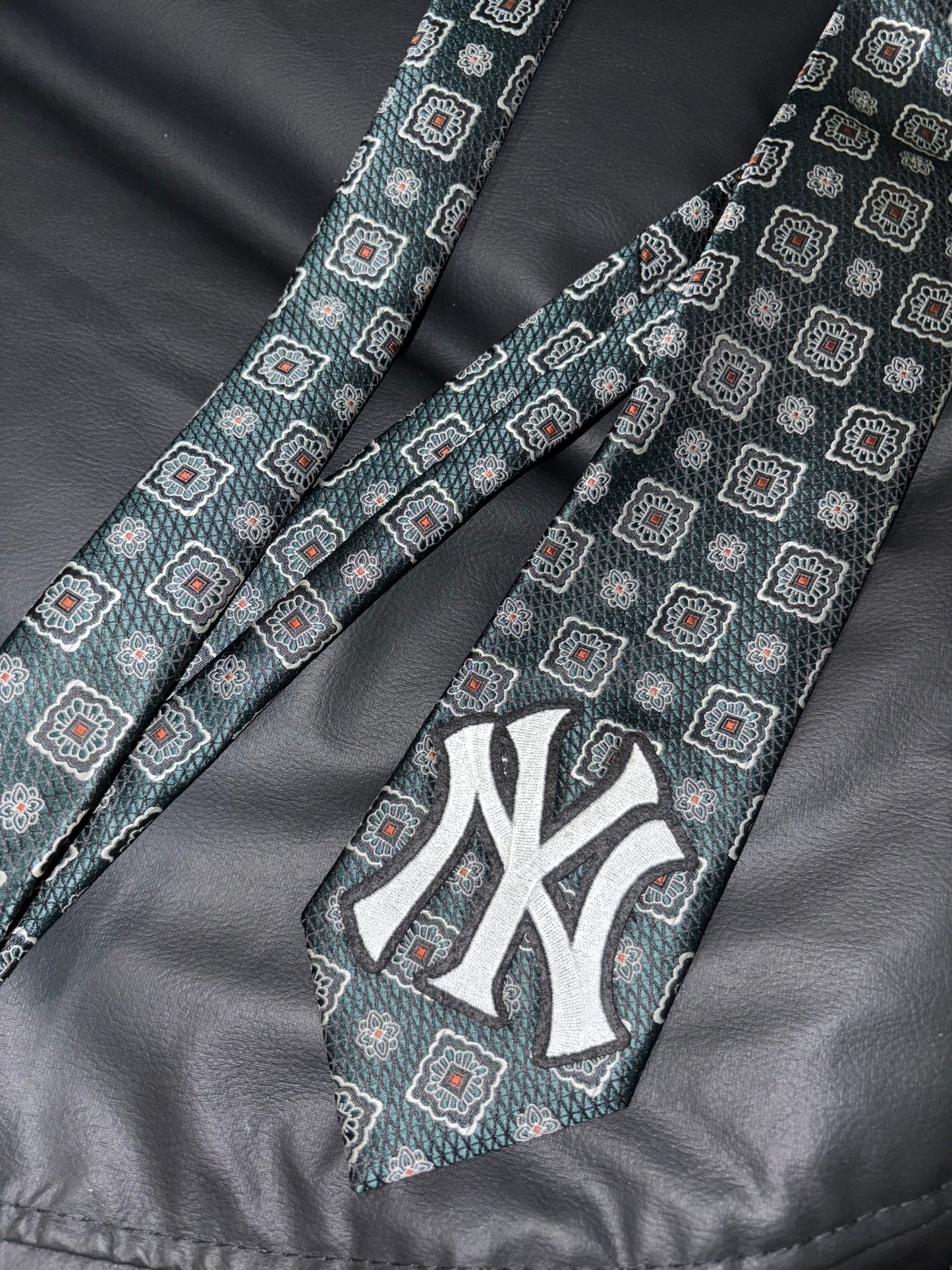 handmade vintage mlb newyankee tie