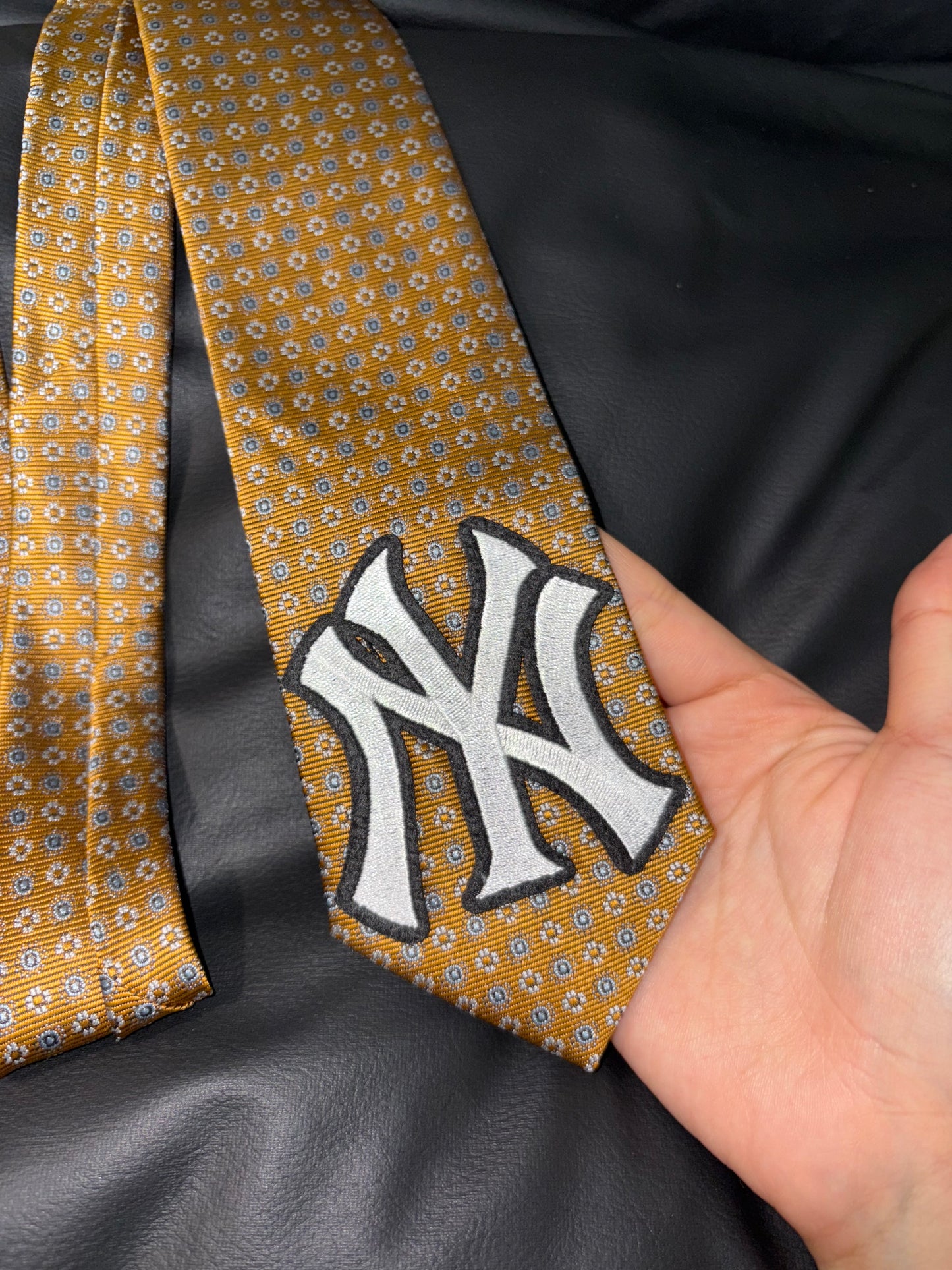 handmade vintage mlb newyankee tie