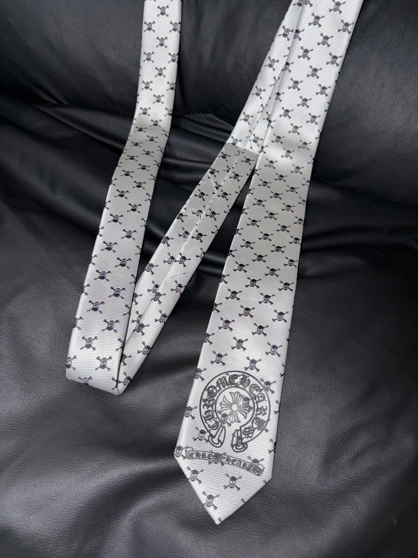 Handmade vintage chromeheart tie