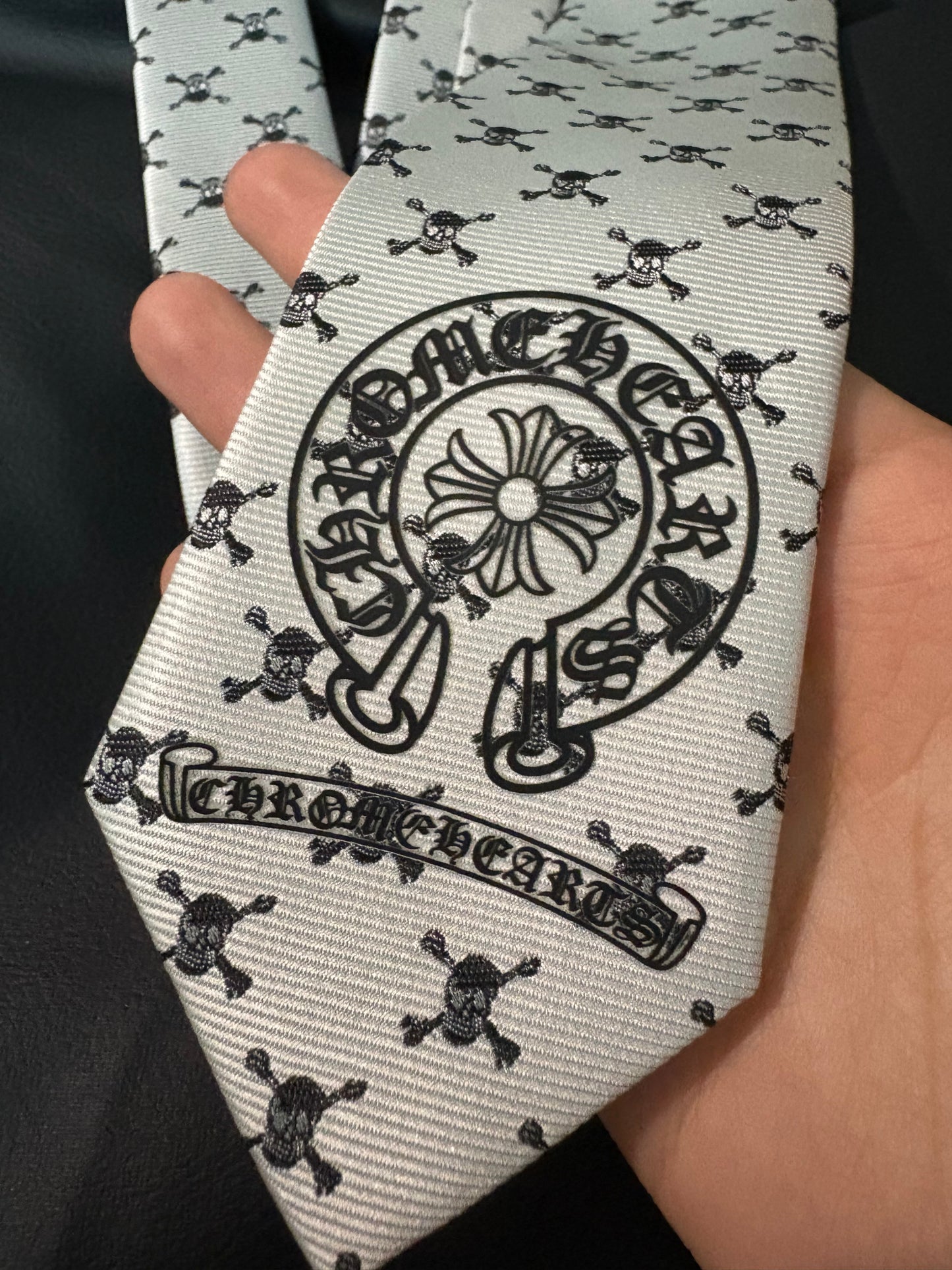 Handmade vintage chromeheart tie