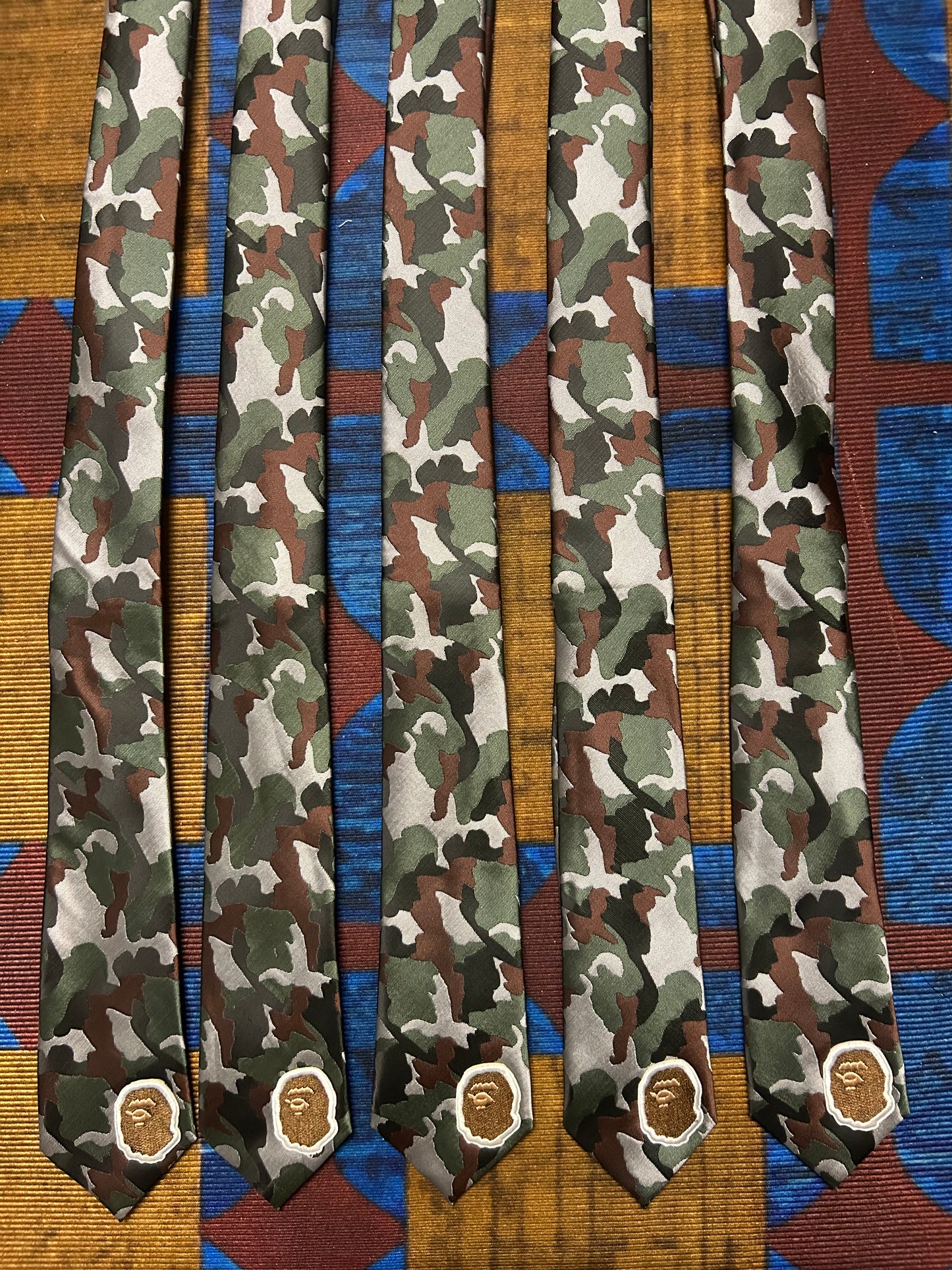 vintage handmade bape tie
