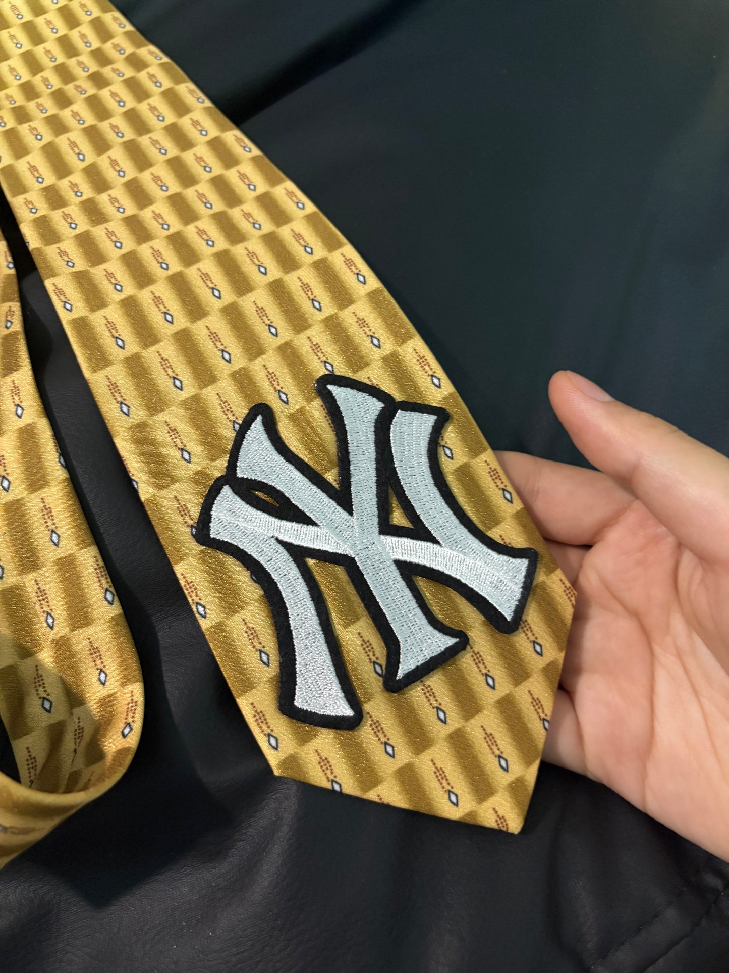 Handmade vintage mlb newyankee tie