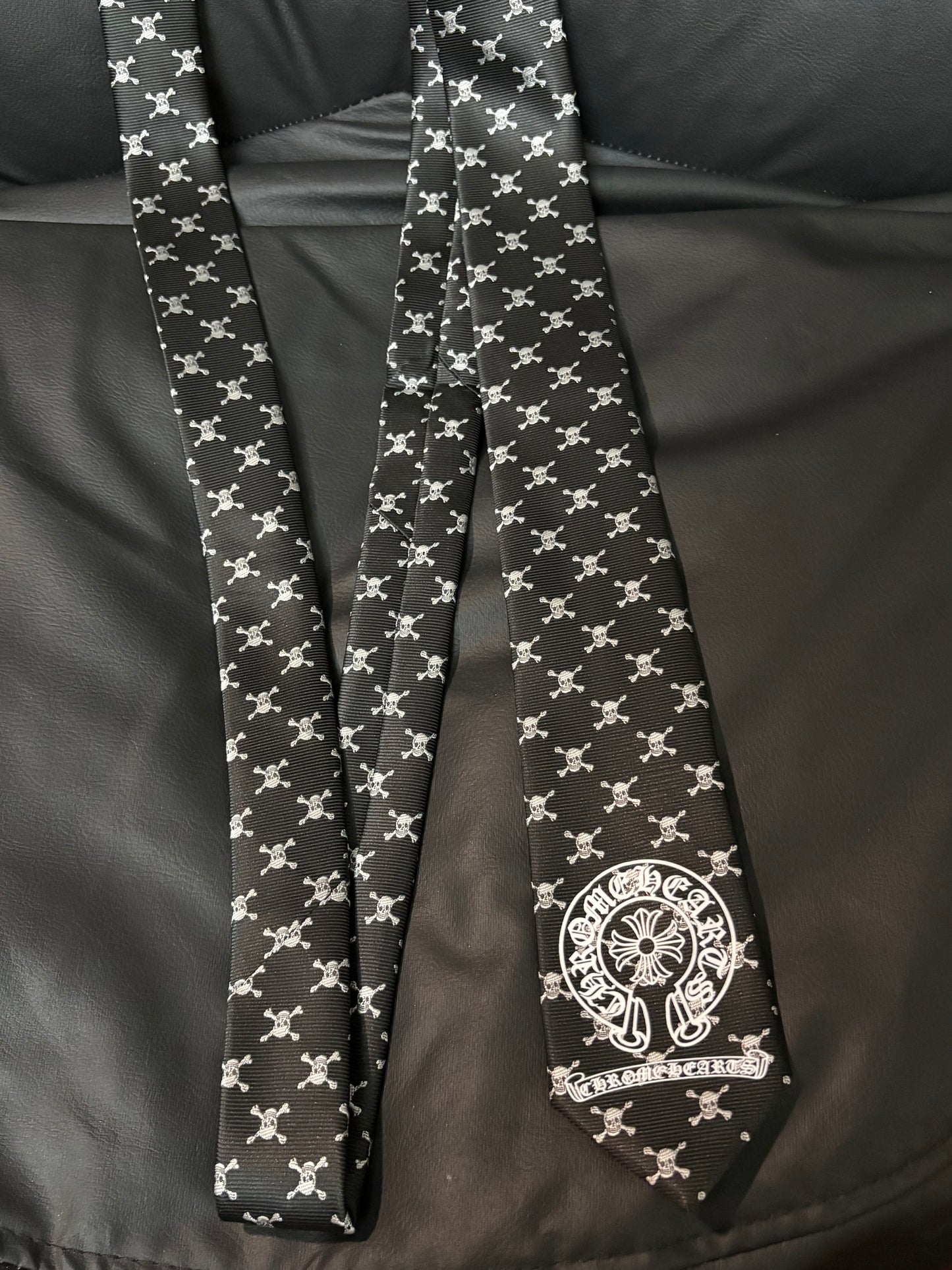 Handmade vintage chromeheart tie