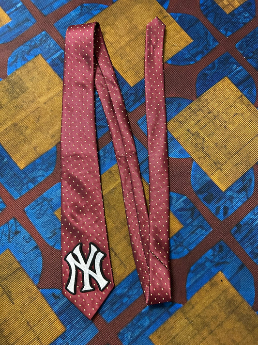 vintage handmade MLB newyankees tie