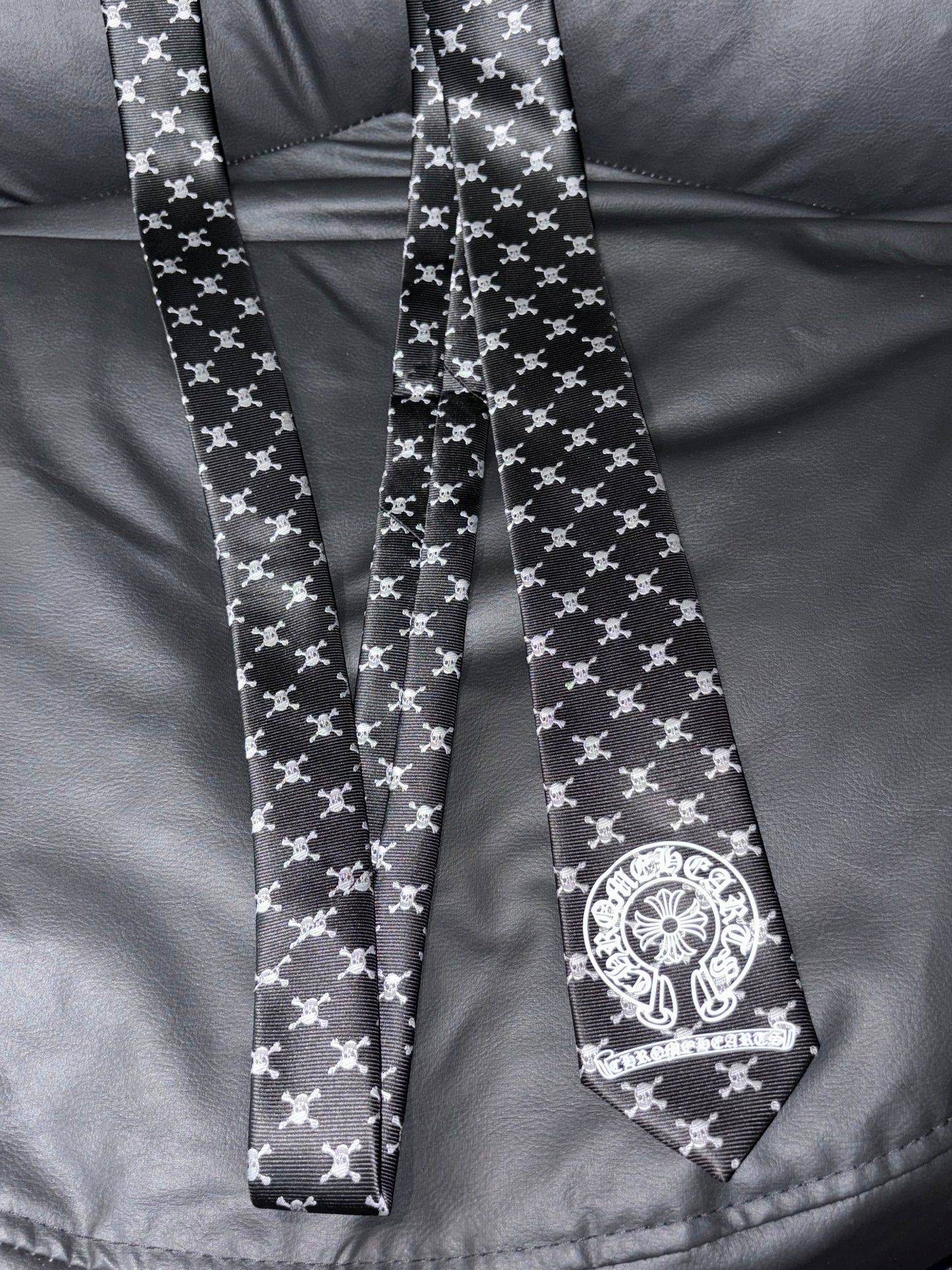 Handmade vintage chromeheart tie