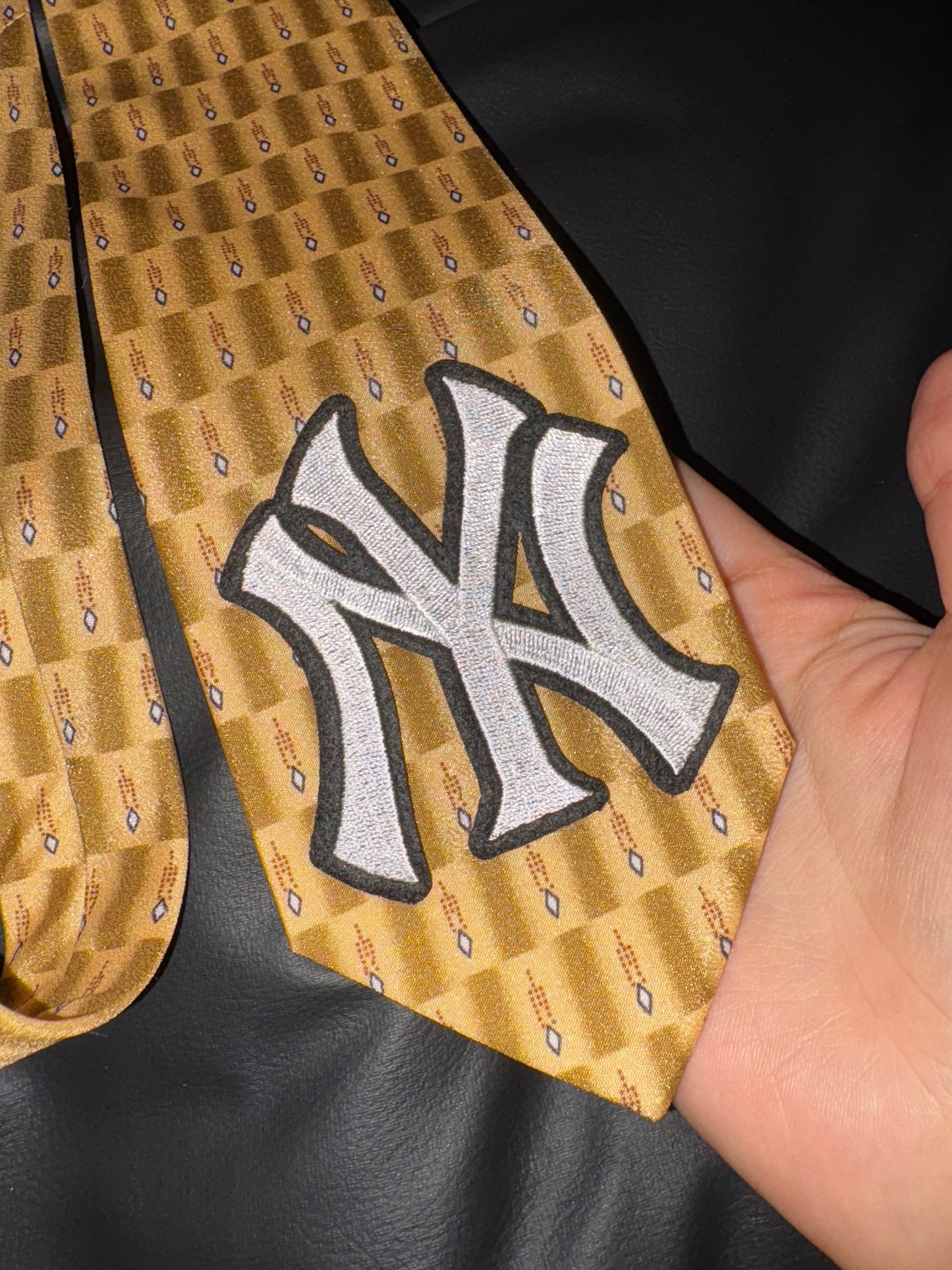 Handmade vintage mlb newyankee tie